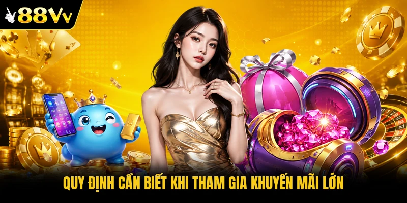 Quy định cần biết khi tham gia khuyến mãi lớn